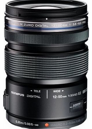Olympus M.Zuiko Digital ED 12-50mm 1:3.5-6.3 EZ Lens - Black