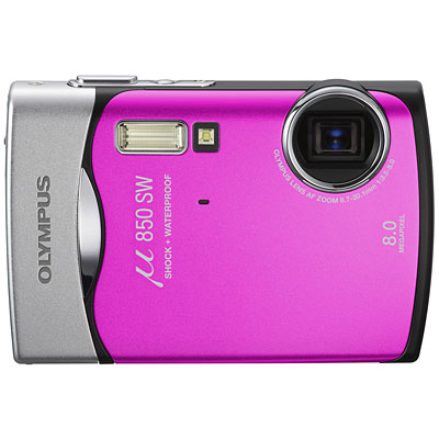 Olympus Mju 850sw Metal Pink Compact Camera