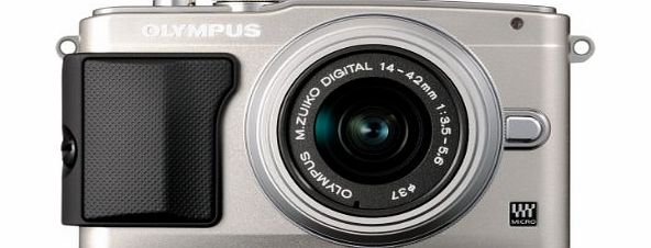 Olympus Pen E-PL5 Compact System Camera - Silver (16.1 MP, M.ZUIKO Digital 14 -42mm II R Lens Kit) 3 inch LCD