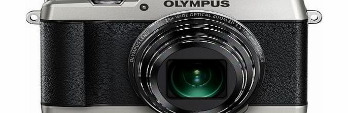 Olympus SH-1 Digital Compact Camera - Silver (16MP, 24x Optical Zoom) 3 inch Touchscreen LCD