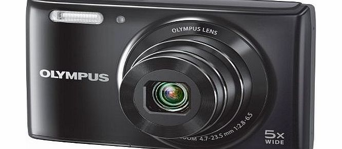 Olympus STYLUS VG-180 Digital Compact Camera - Black (16MP, 5x Wide Optical Zoom) 2.7 inch LCD