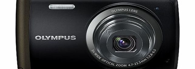 Olympus VH-410 Compact Digital Camera - Black (16MP, 5x Super Wide Optical Zoom) 3 inch LCD Screen