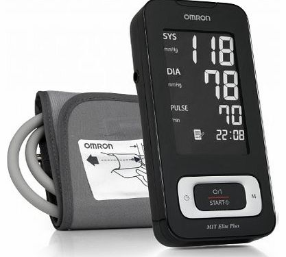 MIT Elite Plus Upper Arm Blood Pressure Monitor with Download Facility