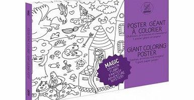 OMY Design and Play Giant Colouring Poster Magic
