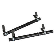 One Body dumbell bars with clip collars, 2 pack