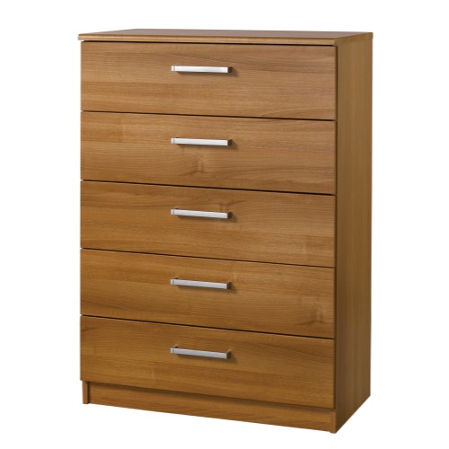 One Call Furniture Alive 5 Drawer Chest Natural