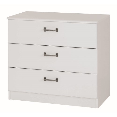 Century 3 Drawer Chest Pearl