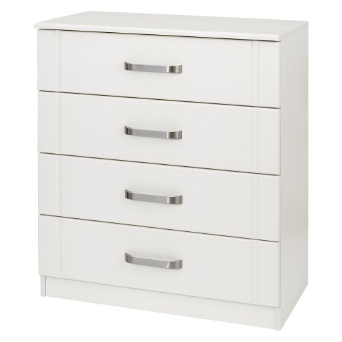 One Call Furniture Flute 4 Drawer Chest in