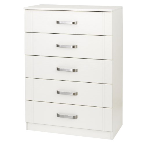 Flute 5 Drawer Chest in