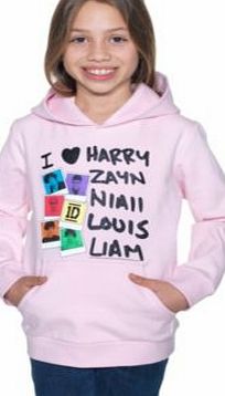 One Direction Pink Hoodie - 12-13 Years