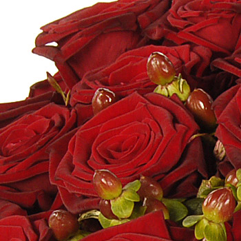 one Hundred Red Roses Bouquet - flowers