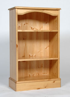 one Range Low Narrow Bookcase - Waxed or