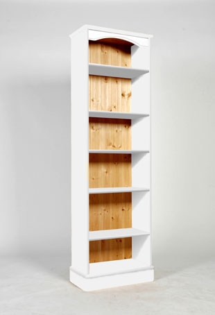one Range Tall Narrow Bookcase - Painted or