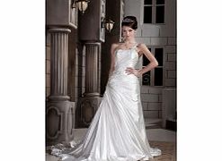 One Shoulder Sweetheart Terse Wedding Dresses