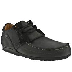 One True Saxon Male Killic Ii Leather Upper Lace Up Shoes in Black