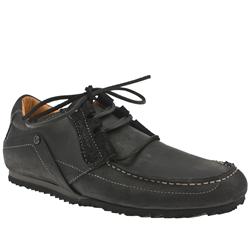 One True Saxon Male Killic Leather Upper Lace Up Shoes in Black, Tan