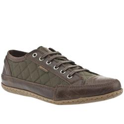 One True Saxon Male One True Saxon Scout Leather Upper Lace Up Shoes in Khaki