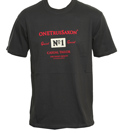 Navy T-Shirt with Red Design
