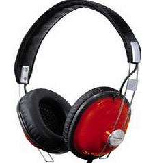 OneClickStationery Panasonic RPHTX7-R Retro-Style Monitor Headphones Red