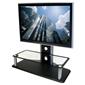 Onei Solutions Black/Silver ``Bolt-On`` TV Stand