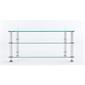 Onei Solutions Clear Glass TV Stand for LCD TVs