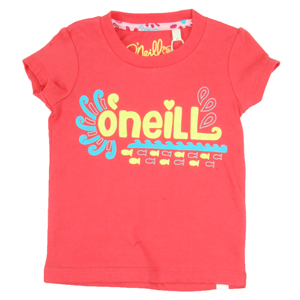 Girls Toddler ONeill Aisha T-Shirt. Neon Red