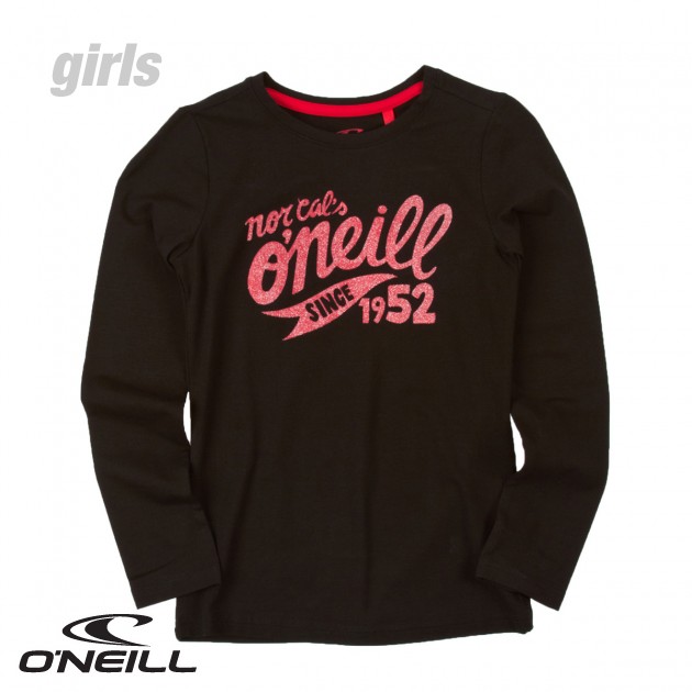 Girls ONeill Ellis Long Sleeve T-Shirt - Black