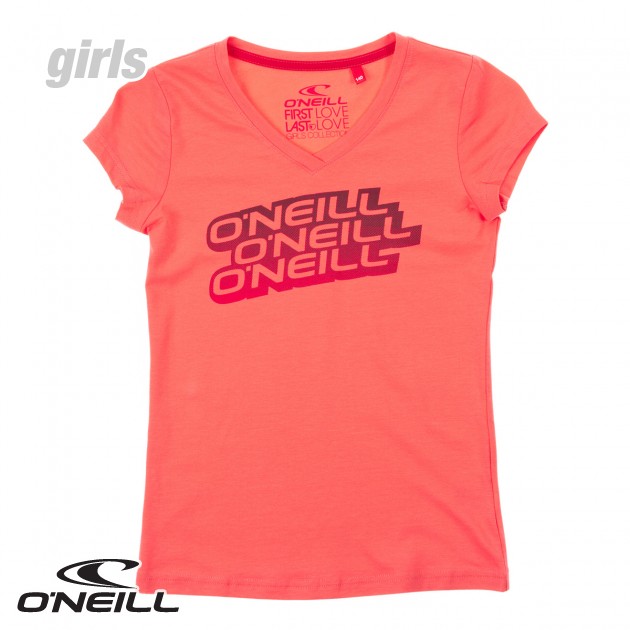 Girls ONeill Marie T-Shirt - Calypso Coral