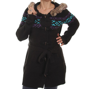 ONeill Ladies Chiyo Hooded cardigan - Black Out