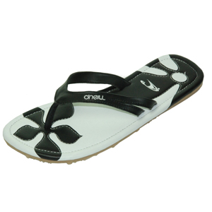 O`Neill Ladies O`Neill Gritt Flip Flops. Black Out