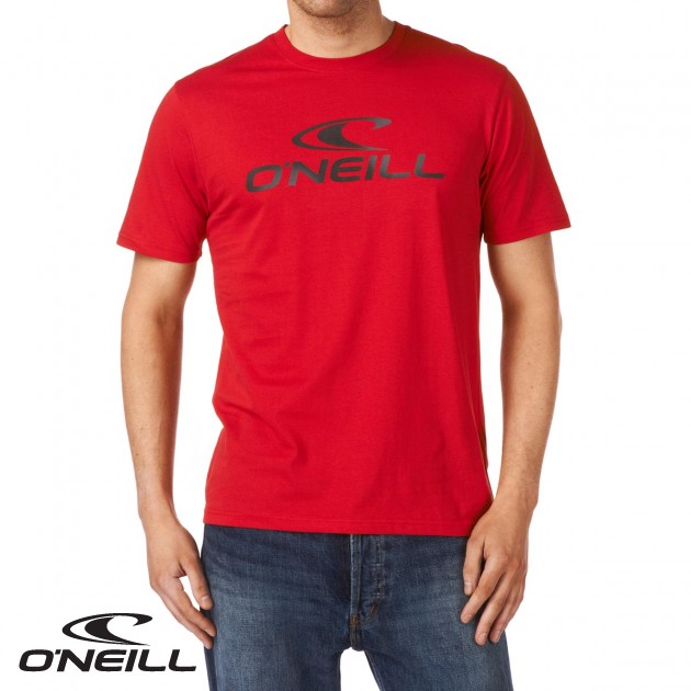 Mens ONeill Gradient T-Shirt - Oneill Red