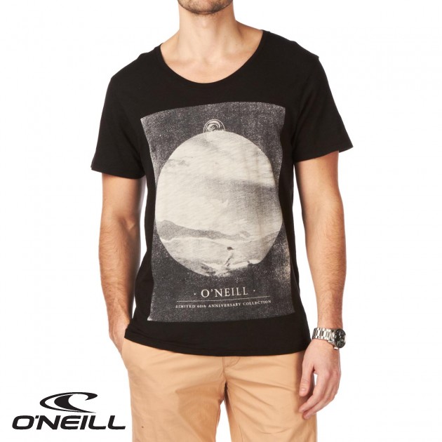 Mens ONeill Morning Session T-Shirt - Black Out