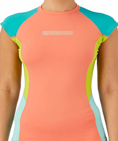 O`Neill Womens ONeill Rider Skins Cap Sleeve Rash Vest