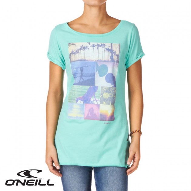 Womens ONeill Willow S/Slv T-Shirt - Cockatoo