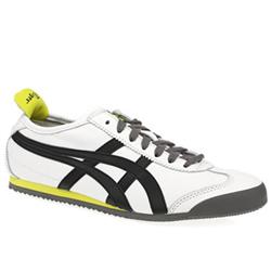 Onitsuka Tiger Male Mexico 66 Ii Leather Upper Fashion Large Sizes in White and Grey