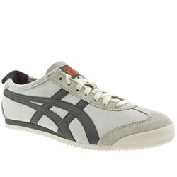 Male Onitsuka Tiger Mexico 66 Leather Upper Fashion Trainers in White