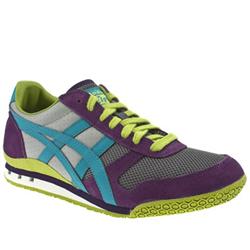 Onitsuka Tiger Male Onitsuka Tiger Ultimate 81 Fabric Upper Fashion Trainers in Purple