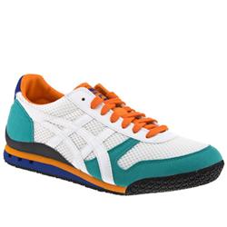 Onitsuka Tiger Male Ultimate 81 Ii Zodiac Fabric Upper in White and Green
