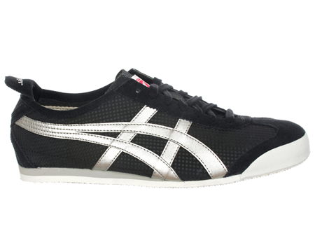 Onitsuka Tiger Mexico 66 Black/Silver Trainers