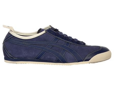 Onitsuka Tiger Mexico 66 Blue/White Suede Trainers