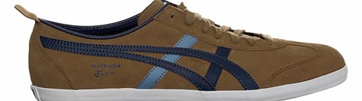Onitsuka Tiger Mexico 66 Brown/Navy Suede Trainers