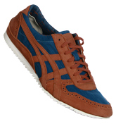 Onitsuka Ultimate DX Blue and Brown Trainers