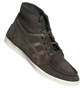 Onitsuka Wasen Mid Grey Suede Mid High Sneakers