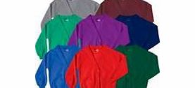 ONLYuniform School Uniform Sweatshirt Cardigan Fleece Cardy-Royal Blue-3-4 Years