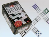 Double 12 Dominoes in Tin Box with instructions for 12 games