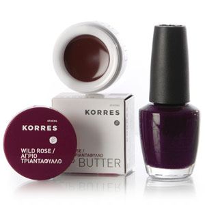 OPI and Korres Finishing Touches Duo - Cherry