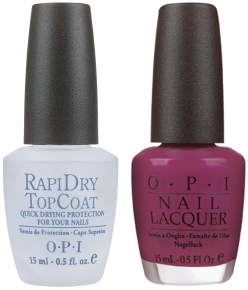 OPI RAPIDRY TOP COAT + FREE NAIL LACQUER
