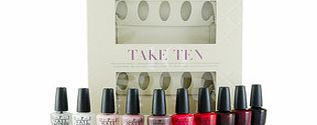 OPI Take ten nail polish set