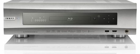 OPPO  BDP105D 3D Blu Ray Player (Multi Region) Silver (R)