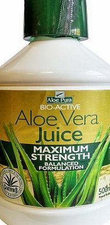 Optima Health Aloe Pura Aloe Vera Juice Maximum Strength 500ml
